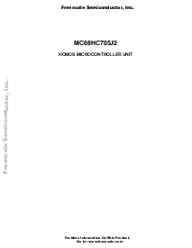 浏览型号MC68HC705J2的Datasheet PDF文件第3页