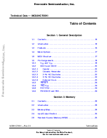 浏览型号MC68HC705K1的Datasheet PDF文件第5页