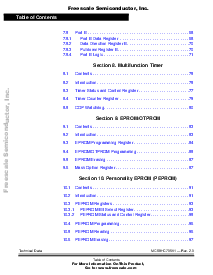 浏览型号MC68HC705K1的Datasheet PDF文件第8页