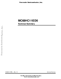浏览型号MC68HC11ED0的Datasheet PDF文件第3页