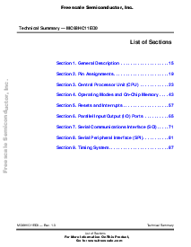 浏览型号MC68HC11ED0的Datasheet PDF文件第5页