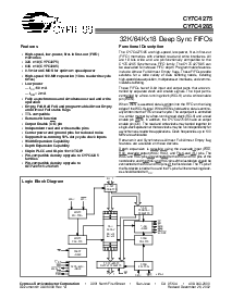 浏览型号CY7C4241-15JC的Datasheet PDF文件第1页