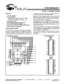 浏览型号CY62148BLL-70SC的Datasheet PDF文件第1页