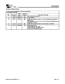 浏览型号CY2CC810OXCT的Datasheet PDF文件第7页