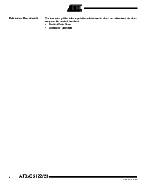 浏览型号AT89C5122DS的Datasheet PDF文件第2页