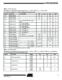 浏览型号AT25256A的Datasheet PDF文件第3页