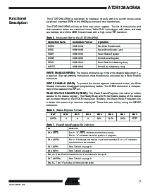 浏览型号AT25256A的Datasheet PDF文件第7页