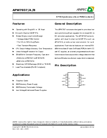 浏览型号APW7037B的Datasheet PDF文件第1页