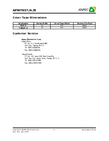 浏览型号APW7037B的Datasheet PDF文件第11页