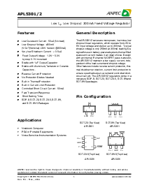 浏览型号APL1087R的Datasheet PDF文件第1页