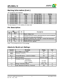 浏览型号APL1117的Datasheet PDF文件第3页