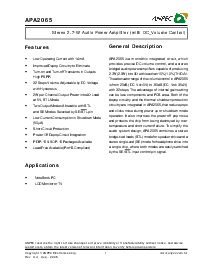 浏览型号APA2065的Datasheet PDF文件第1页