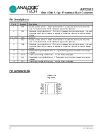 浏览型号AAT2512的Datasheet PDF文件第2页