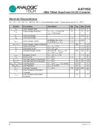 浏览型号AAT1156的Datasheet PDF文件第4页