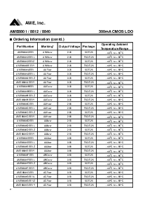 浏览型号AME8801AEEVZ的Datasheet PDF文件第4页