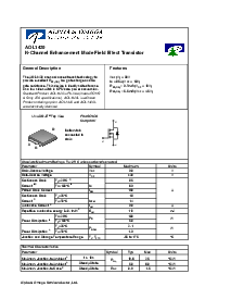 浏览型号AOL1401的Datasheet PDF文件第1页