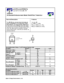 浏览型号AOD404的Datasheet PDF文件第1页