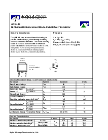 浏览型号AOB416的Datasheet PDF文件第1页