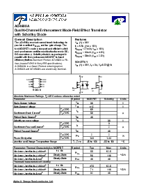 浏览型号AO4803的Datasheet PDF文件第1页