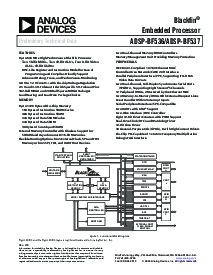 浏览型号ADSP-BF537的Datasheet PDF文件第1页