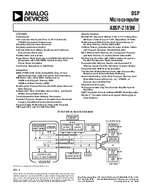 浏览型号ADSP-2185M的Datasheet PDF文件第1页