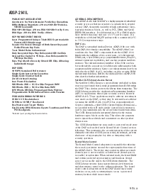 浏览型号ADSP-2141L的Datasheet PDF文件第2页