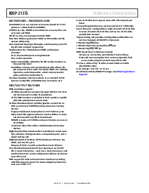 浏览型号ADSP-21375的Datasheet PDF文件第2页