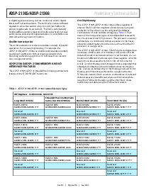 浏览型号ADSP-21366的Datasheet PDF文件第6页