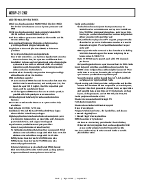 浏览型号ADSP-21261的Datasheet PDF文件第2页