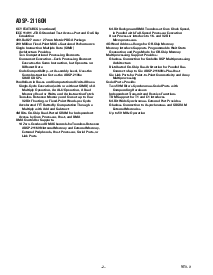 浏览型号ADSP-21160N的Datasheet PDF文件第2页