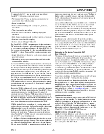 浏览型号ADSP-21160N的Datasheet PDF文件第9页