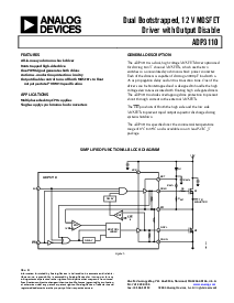 浏览型号ADP3110的Datasheet PDF文件第1页