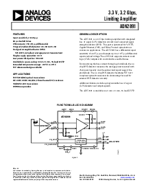 浏览型号ADN2891的Datasheet PDF文件第1页