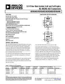 浏览型号ADM3483的Datasheet PDF文件第1页