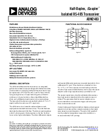 浏览型号ADM2483的Datasheet PDF文件第1页
