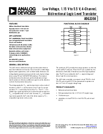 浏览型号ADG3304的Datasheet PDF文件第1页