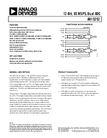 浏览型号AD15252的Datasheet PDF文件第1页