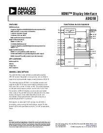 浏览型号AD9398的Datasheet PDF文件第1页