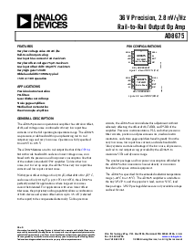 浏览型号AD8675的Datasheet PDF文件第1页