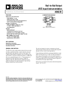 浏览型号AD8220的Datasheet PDF文件第1页