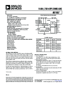 浏览型号AD7663的Datasheet PDF文件第1页