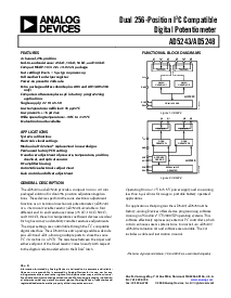 浏览型号AD5243的Datasheet PDF文件第1页