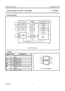 浏览型号PCF8583P的Datasheet PDF文件第4页