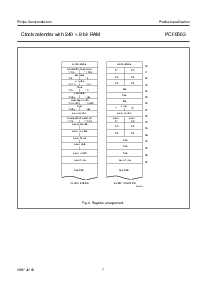 浏览型号PCF8583P的Datasheet PDF文件第7页