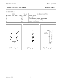 浏览型号74HC4020D的Datasheet PDF文件第3页