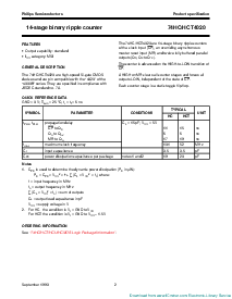 浏览型号74HC4020的Datasheet PDF文件第2页