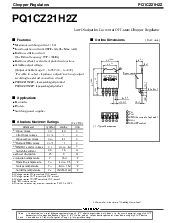 浏览型号PQ1CZ21H2Z SERIES的Datasheet PDF文件第1页