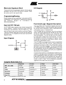 浏览型号ATF16V8B-15PC的Datasheet PDF文件第6页