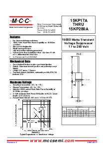 浏览型号15KP75A的Datasheet PDF文件第1页