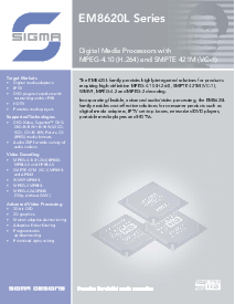 浏览型号EM8620L的Datasheet PDF文件第1页